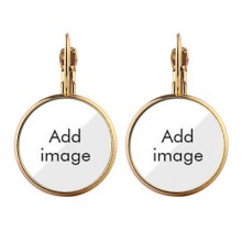 Gold Clip On Drop Earrings Non Piercing Dangle Jewelry