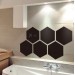 Sixangle Shape Chalkboard Decal Sticker Home Decoration
