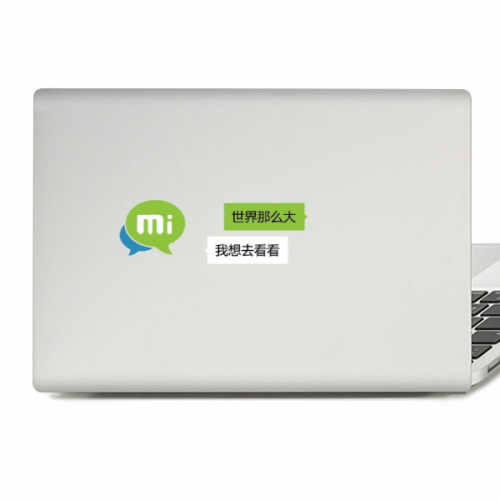 世界那么大我想去看看电脑贴纸