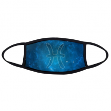starry night pisces zodiac constellation sign mask anti-dust head