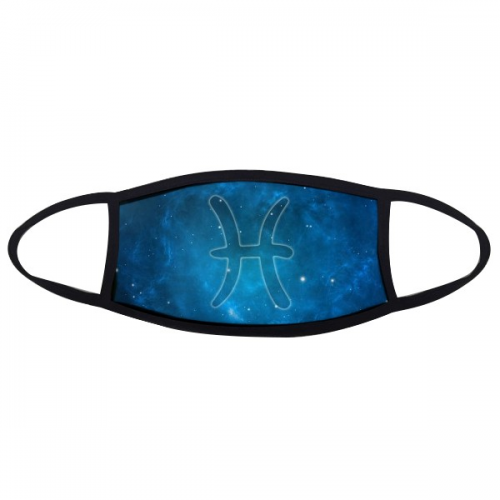 starry night pisces zodiac constellation sign mask anti-dust head