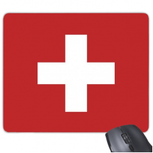瑞士国旗欧洲国家象征符号图案 游戏防滑橡胶鼠标垫