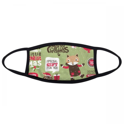 mas Animal Merry mas Festival Illustration Pattern Face Mask Anti-dust Head Anti Cold Heade