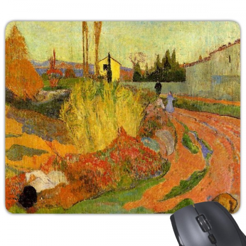 风景人物田园保罗高更油画作品印象主义流派 游戏防滑橡胶鼠标垫