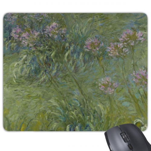 agapanthus claude mt  famous oil schools of  impressionism panintings oils rectangle non-slip rubber mousepad game mouse pad