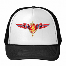 Norway National Emblem Country Symbol Mark Pattern Trucker Hat Baseball Cap Nylon Mesh Hat CoolHat Adjustable Cap Norway National Emblem Country Symbol Mark Pattern Trucker Hat Baseball Cap Nylon Mesh Hat CoolHat Adjustable Cap