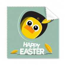 happy easter  ity festival cute yellow green chicken culture illustration pattern glasses cloth cleaning cloth ph screen cleaner 5pcs