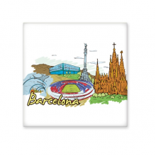 Spain Barcelona Monument A Colon Sagrada Falia Watercolor Cerac Bisque Tiles for Decorating Bathroom Decor Kitchen Cerac Tiles Wall Tiles Spain Barcelona Monument A Colon Sagrada Falia Watercolor Cerac Bisque Tiles for Decorating Bathroom Decor Kitchen Cerac Tiles Wall Tiles