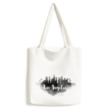 los angeles ameink city environmentally tote canvas bag shopping handbag craft washable
