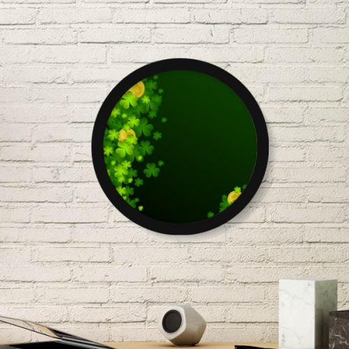 four   ireland st.patrick's day round simple picture frame art prints of paintings home wall decal