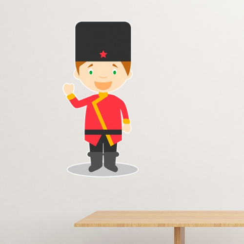 Guardian Russia Cartoon Removable Wall Sticker Art Decals Mural DIY Wallpaper for Room Decal