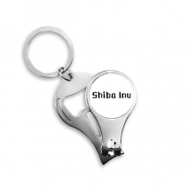 shiba inu nail clipper  key chain