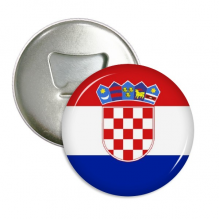 croatia national flag eu country bottle opener fridge magnet emblem multifunction badge
