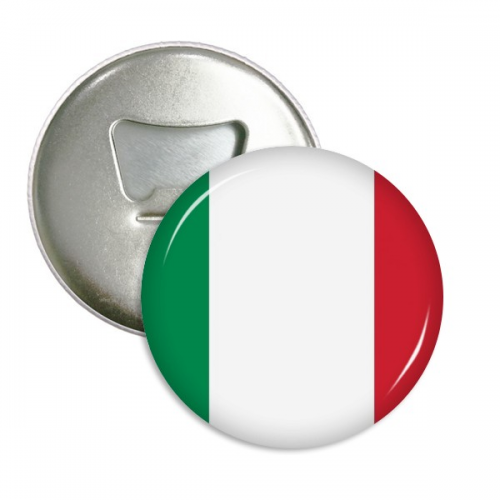 意大利国旗欧洲国家象征符号图案 圆形开瓶器冰箱贴厨房装饰瓶起子礼物3件