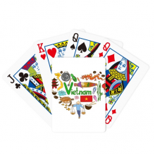 Vietnam Love Heart Landscap National Flag Poker Playing Magic Card Fun Board Game Vietnam Love Heart Landscap National Flag Poker Playing Magic Card Fun Board Game