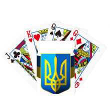 Ukraine National Emblem Country Poker Playing Magic Card Fun Board Game