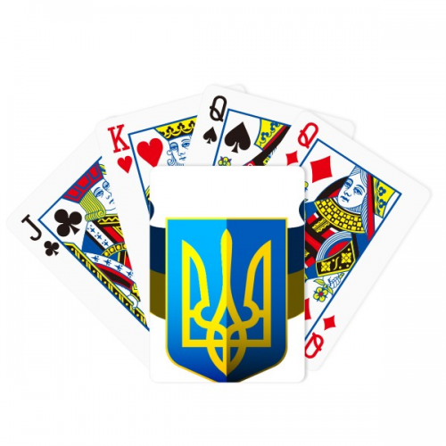 Ukraine National Emblem Country Poker Playing Magic Card Fun Board Game