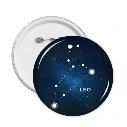 Leo Constellation Zodiac Sign Round Pins Badge Button Emblem Accessory Decoration 5pcs Leo Constellation Zodiac Sign Round Pins Badge Button Emblem Accessory Decoration 5pcs