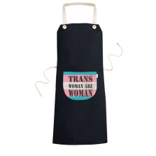 Trans Woman Support LGBT Transgender Cooking Kitchen Black Bib Aprons With Pocket for Women Men Chef s Trans Woman Support LGBT Transgender Cooking Kitchen Black Bib Aprons With Pocket for Women Men Chef s