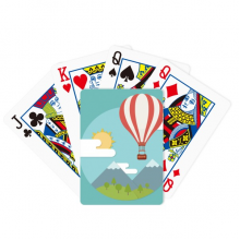 Hot Air Balloon Sun Cloud Pattern Poker Playing Magic Card Fun Board Game Hot Air Balloon Sun Cloud Pattern Poker Playing Magic Card Fun Board Game