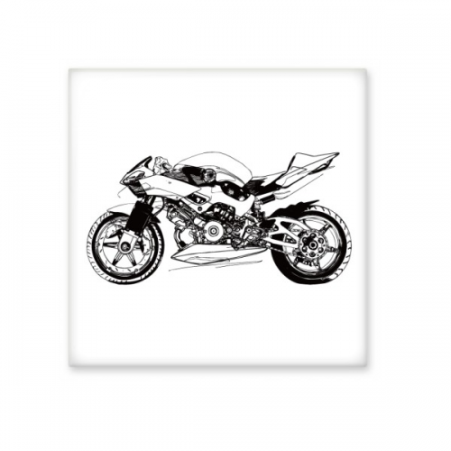 black motorcycle illustration pattern cerac tile glossy decal ged brick adorn st black motorcycle illustration pattern cerac tile glossy decal ged brick adorn st
