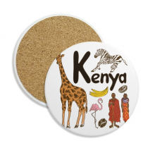 kenya national symbol landmark pattern coaster cup mug tabletop protection absorbent st kenya national symbol landmark pattern coaster cup mug tabletop protection absorbent st