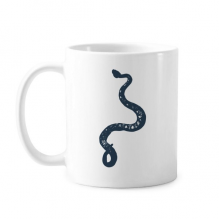 Animal Black Snake Sketch Pattern Mug Pottery Cerac Coffee Porcelain Cup Tableware Animal Black Snake Sketch Pattern Mug Pottery Cerac Coffee Porcelain Cup Tableware