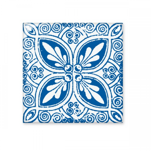 蓝色塔拉维拉花朵纹样 厨房卫浴室墙面瓷片瓷砖装饰装修礼物 蓝色塔拉维拉花朵纹样 厨房卫浴室墙面瓷片瓷砖装饰装修礼物