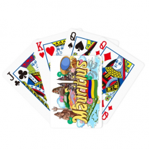 Seven Coloured Earth Mauritius Graffiti Poker Playing Magic Card Fun Board Game Seven Coloured Earth Mauritius Graffiti Poker Playing Magic Card Fun Board Game