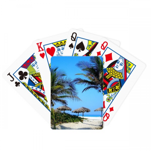 海洋棕榈树沙滩光线水自然 斗地主扑克牌纸牌桌游戏纪念礼物 海洋棕榈树沙滩光线水自然 斗地主扑克牌纸牌桌游戏纪念礼物