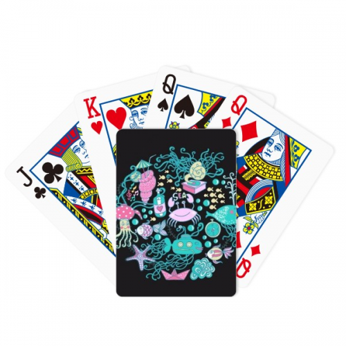 Marine Organism Music Octopus Poker Playing Magic Card Fun Board Game Marine Organism Music Octopus Poker Playing Magic Card Fun Board Game