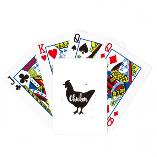 Chicken Black And White Animal Poker Playing Magic Card Fun Board Game Chicken Black And White Animal Poker Playing Magic Card Fun Board Game