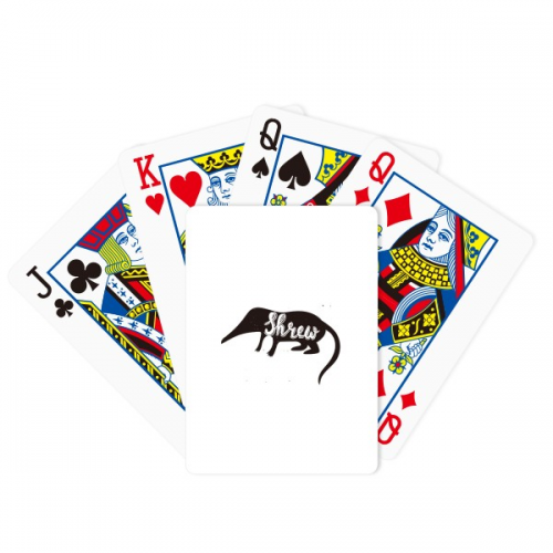 Shrews Black And White Animal Poker Playing Magic Card Fun Board Game