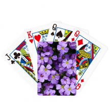 Purple Flowers Beautiful Romantic Poker Playing Magic Card Fun Board Game