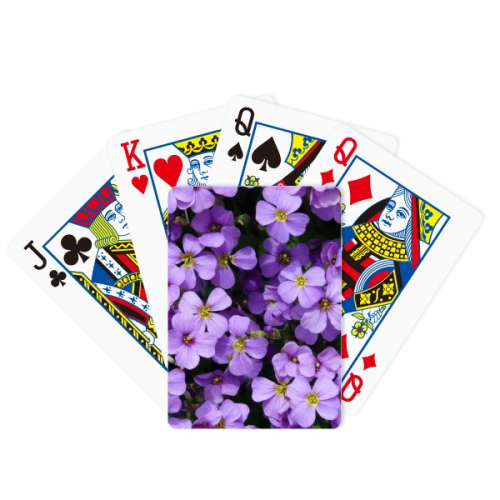 Purple Flowers Beautiful Romantic Poker Playing Magic Card Fun Board Game Purple Flowers Beautiful Romantic Poker Playing Magic Card Fun Board Game