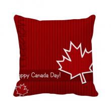 Canada Flavor Happy Canada Day Throw Pillow Sleeping Sofa Cushion Cover