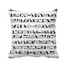 Egypt Totem Hieroglyphs Fresco Repeat Throw Pillow Sleeping Sofa Cushion Cover Egypt Totem Hieroglyphs Fresco Repeat Throw Pillow Sleeping Sofa Cushion Cover