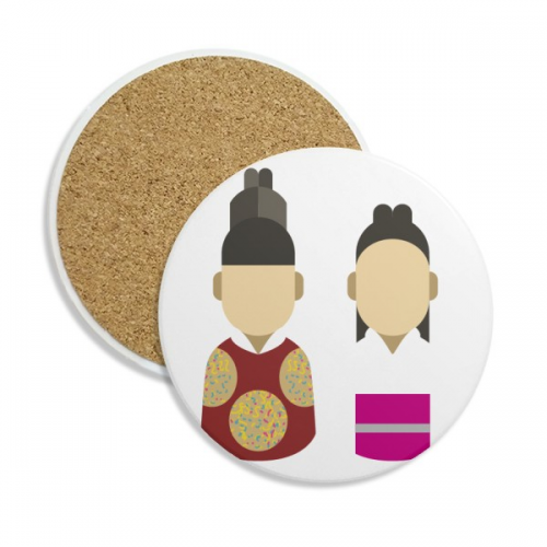 korea traditional prince and princess coaster cup mug tabletop protection absorbent st korea traditional prince and princess coaster cup mug tabletop protection absorbent st