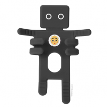 traditional japanese funny guy head black ph mount car dashboard holder cell ph 