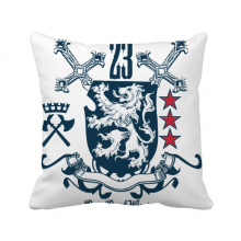 剑盾牌雄狮徽记欧洲中世纪 方形抱枕靠枕沙发靠垫双面含芯礼物