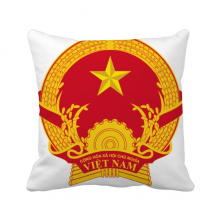 Vietnam Asia National Emblem Throw Pillow Sleeping Sofa Cushion Cover