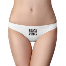 trans woman support lgbt transgender brief women g-st underwear t-back breathable cool soft panty