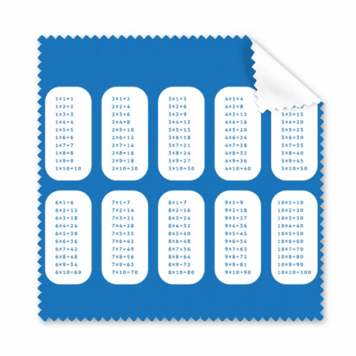 multiplication table number study math cleaning clothscreen glasses cleaner 5pcs multiplication table number study math cleaning clothscreen glasses cleaner 5pcs