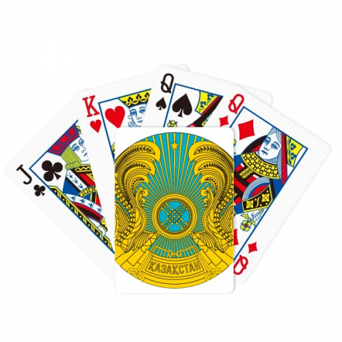 Kazakhstan Asia National Emblem Poker Playing Magic Card Fun Board Game