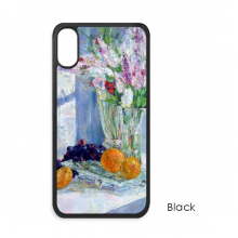 still life painting vase flower grape cute cat iph x cases iphcase cover case