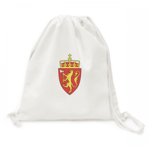 斯瓦尔巴欧洲国徽 帆布背包购物旅行双肩拉带抽绳书包礼物 斯瓦尔巴欧洲国徽 帆布背包购物旅行双肩拉带抽绳书包礼物