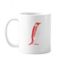 IUCN Endangered Animals Red Emperor Penguin Mug Pottery Cerac Coffee Porcelain Cup Tableware