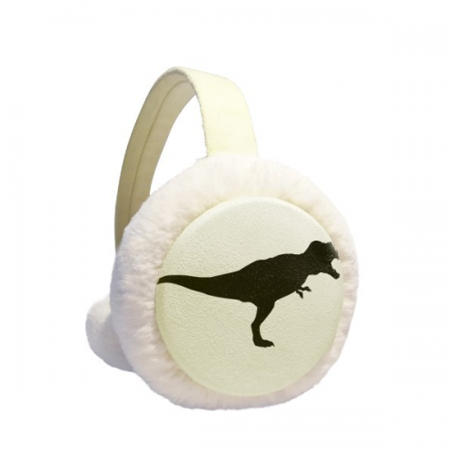 dinosaur die out bs b winter earmuffs ear warmers faux fur foldable plush outdoor 