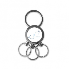 天蝎座星座星盘宇宙 汽车钥匙扣金属钥匙链圈环挂件礼物