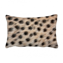 Leopard Feather  Design Throw Pillow Lumbar Insert Cushion Cover Home Decoration